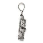 Sterling Silver Antiqued Squirrel Charm - Image 2
