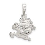 Sterling Silver Dragon Pendant - Image 4