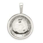 Sterling Silver Antiqued Soccer Ball Pendant - Image 4