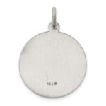 Sterling Silver Antiqued St. Christopher Medal - Image 4