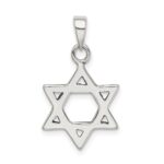 Sterling Silver Antiqued Star of David Charm - Image 4