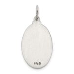 Sterling Silver Antiqued St. Christopher Medal - Image 4