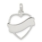 Sterling Silver Heart Charm