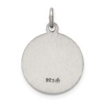Sterling Silver Antiqued St. Christopher Medal - Image 4