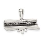 Sterling Silver Polish & Antique Diploma Pendant - Image 3