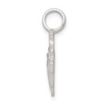 Sterling Silver Diamond Cut Grand Piano Pendant - Image 2