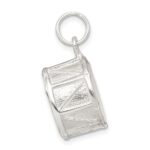 Sterling Silver Drum Charm - Image 2