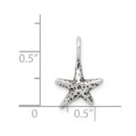 Sterling Silver Antiqued Starfish Pendant - Image 3