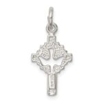 Sterling Silver Dove Cross Charm - Image 4