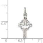 Sterling Silver Dove Cross Charm - Image 3