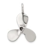 Sterling Silver 3D Antiqued Large Boat Propeller Charm