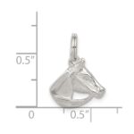 Sterling Silver Horse Head with Bridle Charm - Image 3