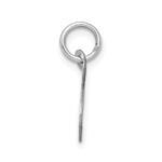 Sterling Silver Rhodium-plated Letter S Initial Charm - Image 2