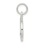 Sterling Silver Antiqued Stellux Crystal Faith Charm - Image 2