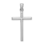 Sterling Silver Rhodium-plated Latin Cross Pendant - Image 4