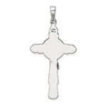 Sterling Silver Antiqued Iona Crucifix Pendant - Image 4