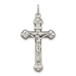 Sterling Silver Antiqued INRI Crucifix Pendant