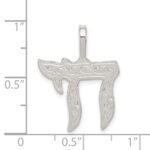 Sterling Silver Chai Pendant - Image 3