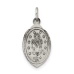 Sterling Silver Antiqued Miraculous Medal - Image 4