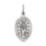 Sterling Silver Antiqued Miraculous Medal - Image 4