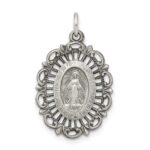 Sterling Silver Antiqued Miraculous Medal