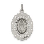 Sterling Silver Antiqued Miraculous Medal - Image 4