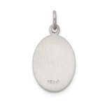 Sterling Silver Antiqued Saint Christopher Medal - Image 4