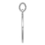 Sterling Silver Rhodium-plated Saint Christopher Medal - Image 2