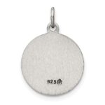 Sterling Silver Antiqued Saint Jude Thaddeus Medal - Image 4