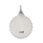 Sterling Silver Antiqued Saint Jude Thaddeus Medal - Image 4