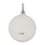Sterling Silver Antiqued Saint Florian Medal - Image 4