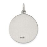 Sterling Silver Antiqued Saint John the Baptist Medal - Image 4