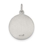 Sterling Silver Antiqued Saint Matthew Medal - Image 3