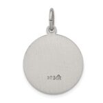 Sterling Silver Antiqued Saint Matthew Medal - Image 4