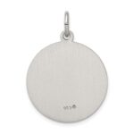 Sterling Silver Antiqued Saint Patrick Medal - Image 4