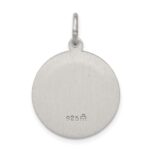 Sterling Silver Antiqued Saint Peter Medal - Image 4