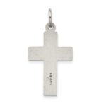 Sterling Silver Antiqued Cross Charm - Image 4