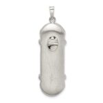 Sterling Silver Fancy Mezuzah Pendant - Image 3