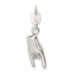 Sterling Silver Rock On Charm - Image 4