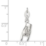 Sterling Silver Rock On Charm - Image 3