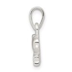 Sterling Silver I Love Music Pendant - Image 2