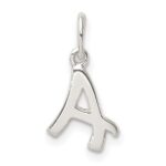 Sterling Silver Letter A Initial Charm - Image 4