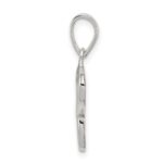 Sterling Silver Letter P Initial Pendant - Image 2