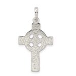 Sterling Silver Polished Cross Pendant - Image 4