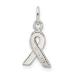 Sterling Silver Blue Enameled Awareness Charm - Image 4