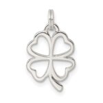 Sterling Silver Four Leaf Clover Charm - Image 4
