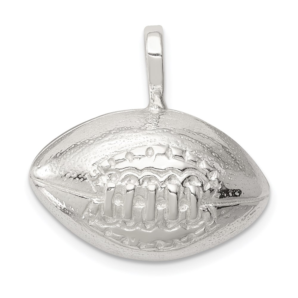 QC700.jpg Sterling Silver Football Charm - Image 1