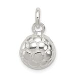 Sterling Silver Soccer Ball Charm