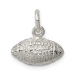Sterling Silver Football Charm
