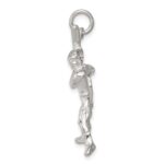 Sterling Silver Baseball Batter Charm - Image 2